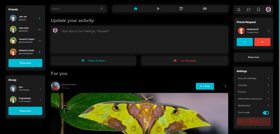 Social Media Clone